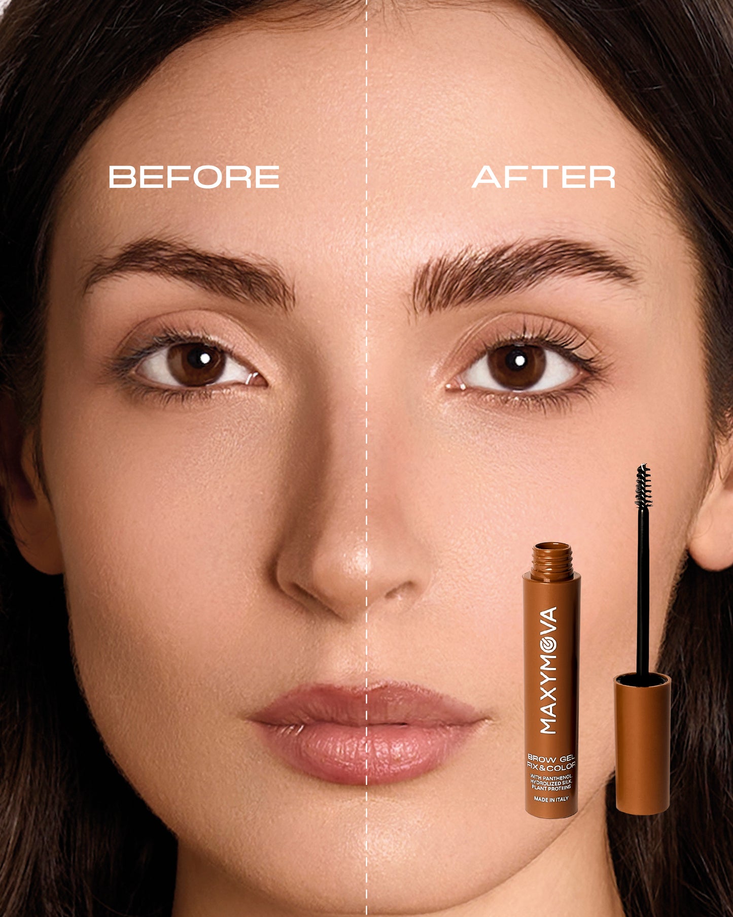 SET 10 BROW GEL FIX&GO MAXMOVA - GEL FIJADOR TRANSPARENTE PARA LAS CEJAS