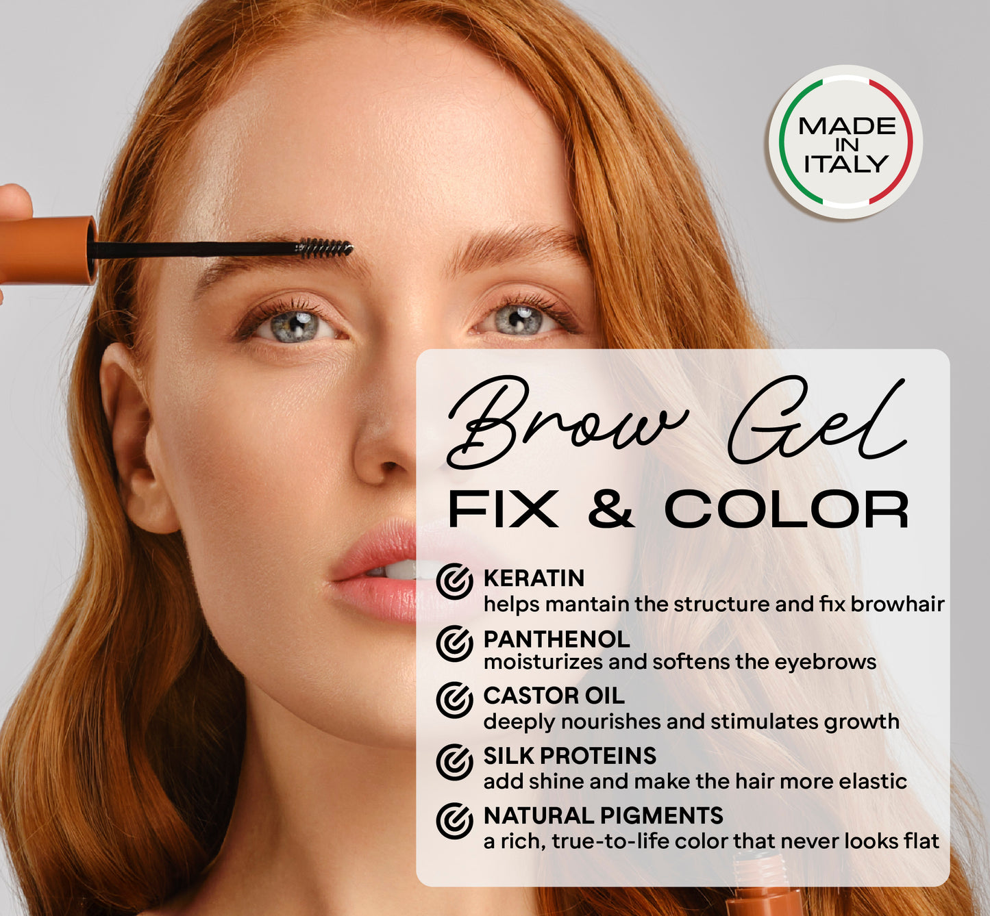 Expositor para geles de cejas MAXYMOVA: Organizador de salón con 9 ranuras y espacio para tester.