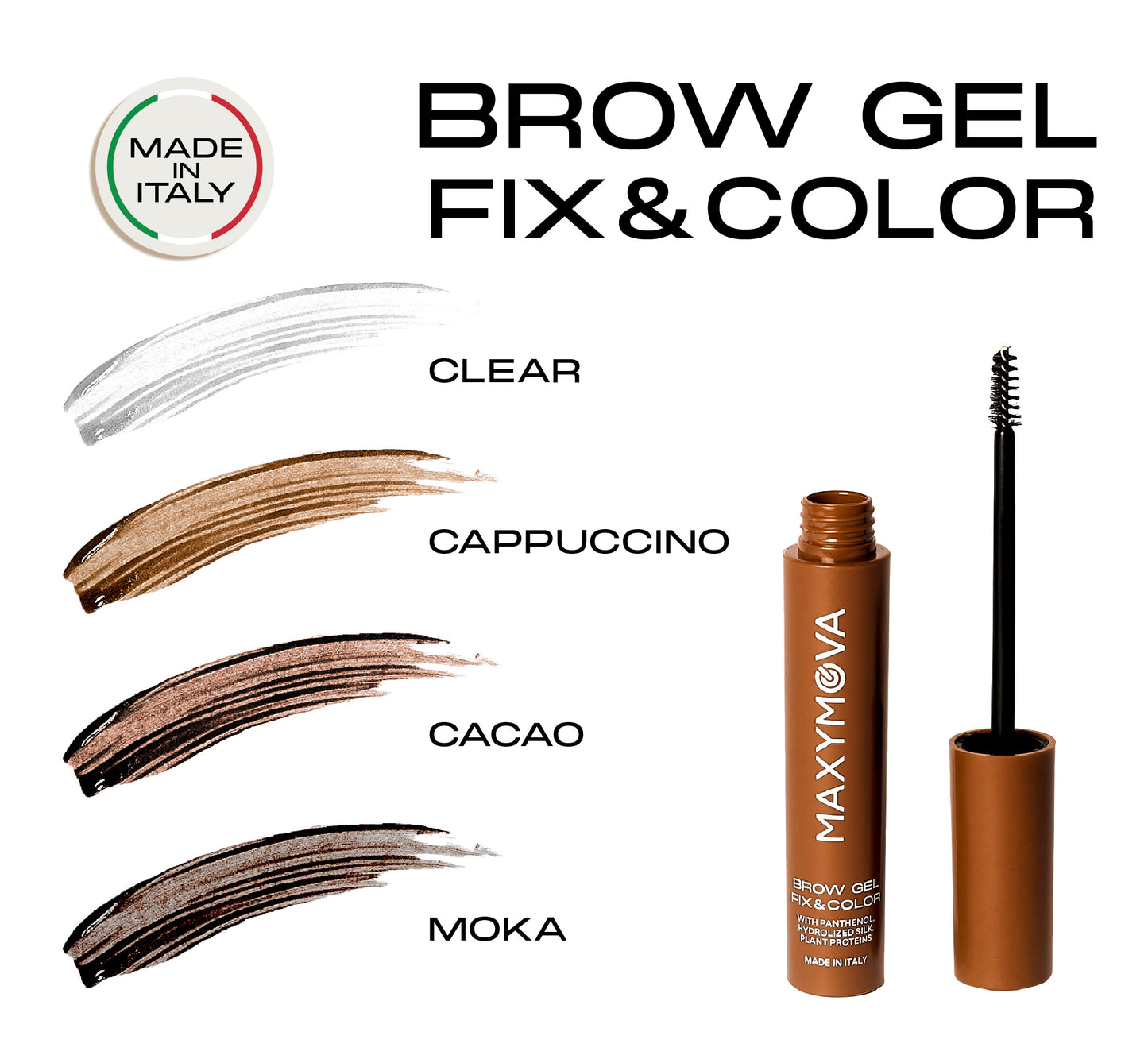 Expositor para geles de cejas MAXYMOVA: Organizador de salón con 9 ranuras y espacio para tester.