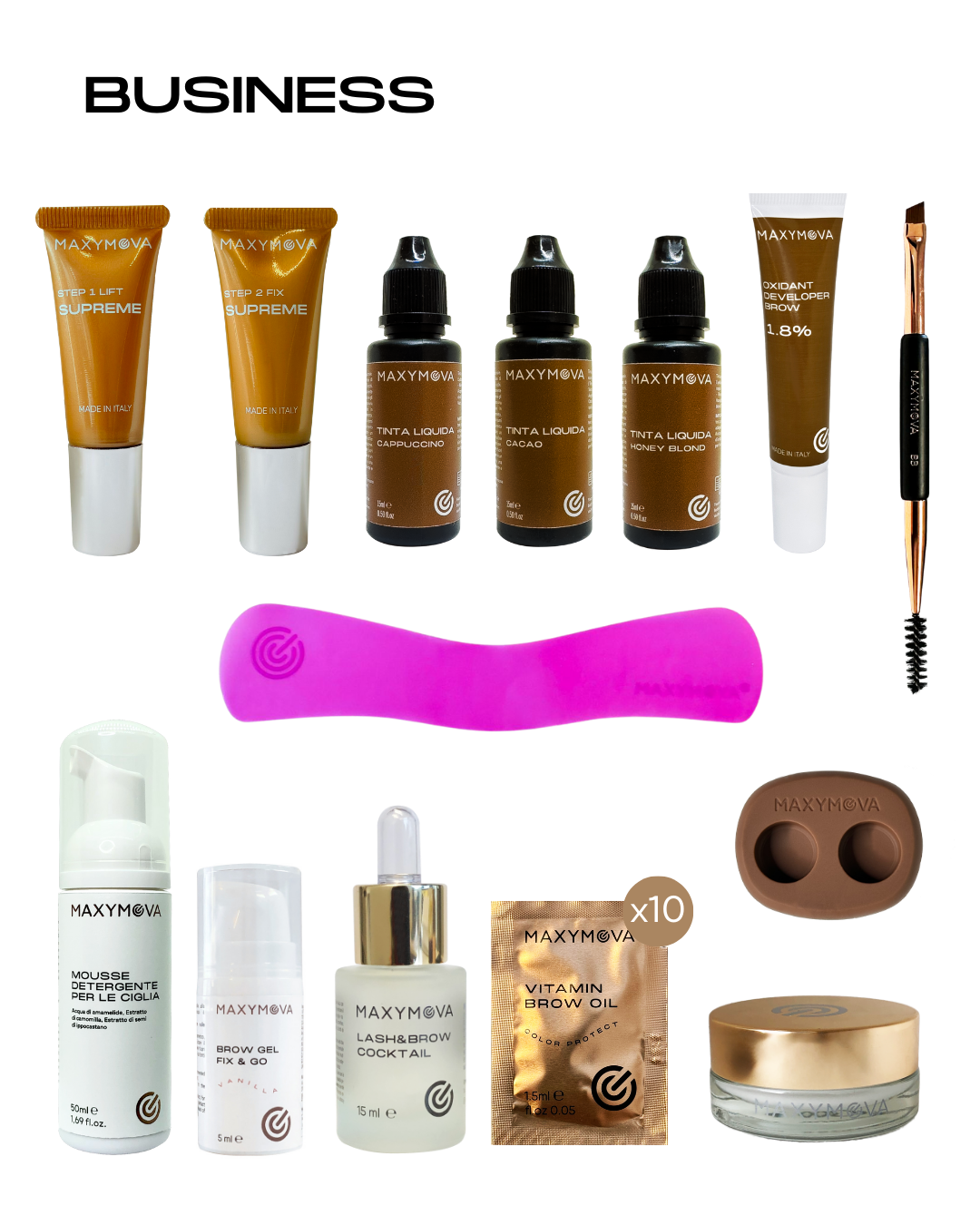 BROW LAMINATION KIT FOR COURSE (ONLY ITALY OFFICIAL TRAINERS) MAXYMOVA