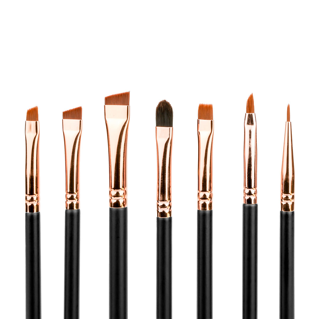 Set VIP con Base Metálica y 7 pinceles Magnéticos - Brow, Make-up Artist y Lamimaker