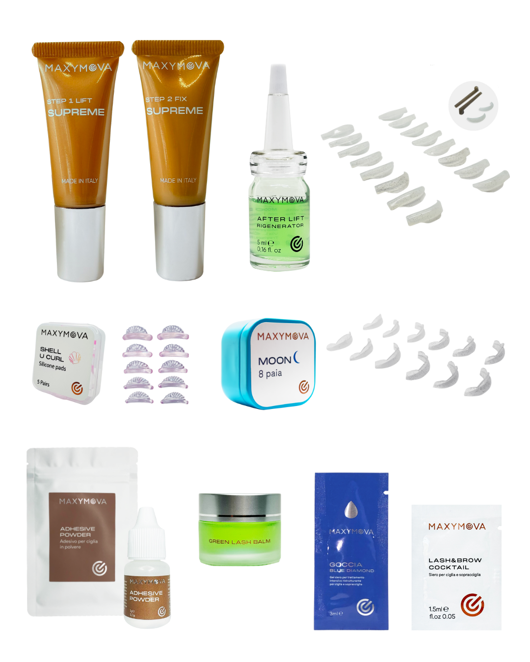 ADVANCED LAMINATION COURSE KIT - INNOVATION TECHNIQUE + GLUELESS TECHNIQUE (ITALY ONLY)