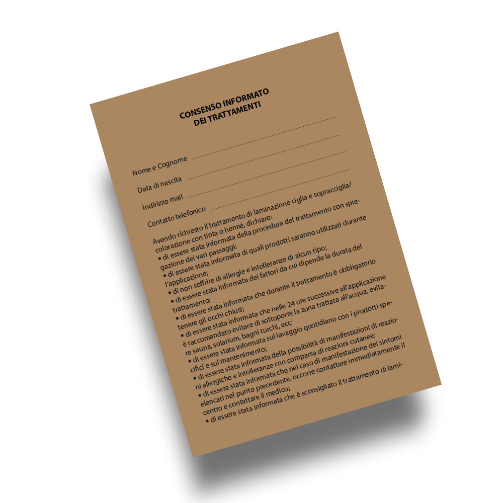 Set 10 consensos informativos -SOLO EN ITALIANO!!!