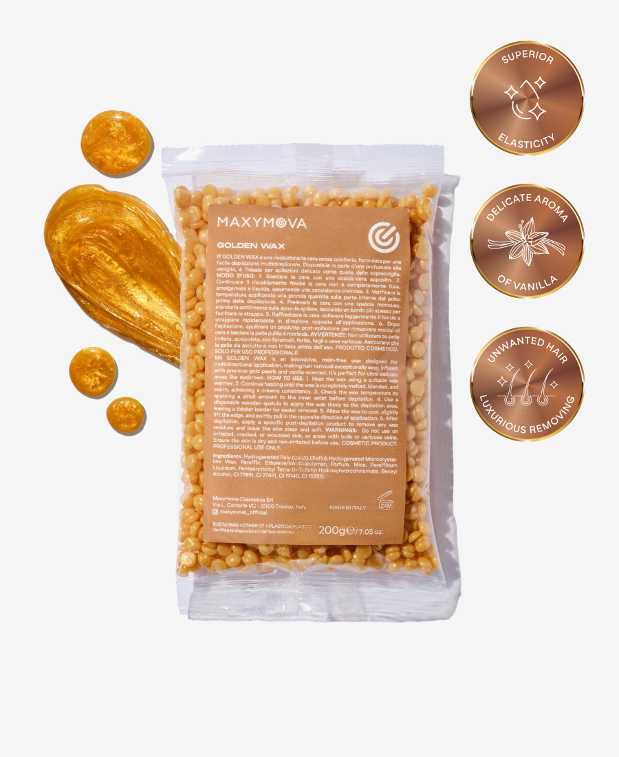 Golden Wax 200g - Perlas de Cera Elástica Sin Colofonia para Pieles Sensibles