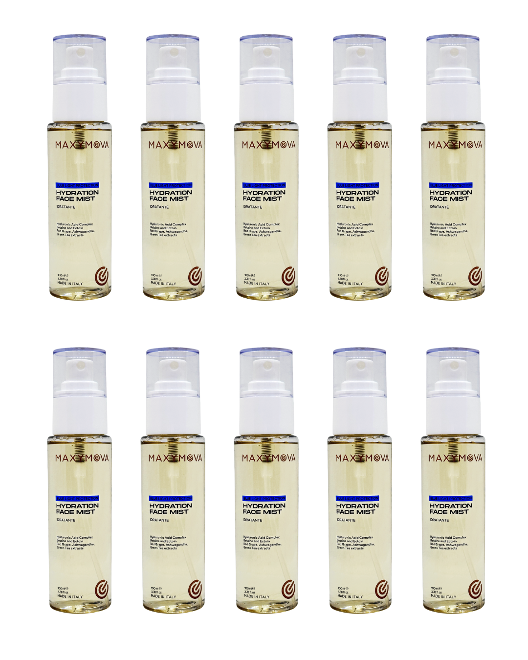 Hydration Face Mist – Salon Retail Pack (10 pcs) – Makeup-Friendly, Anti-Oxidation, Moisturizing Toner Spray