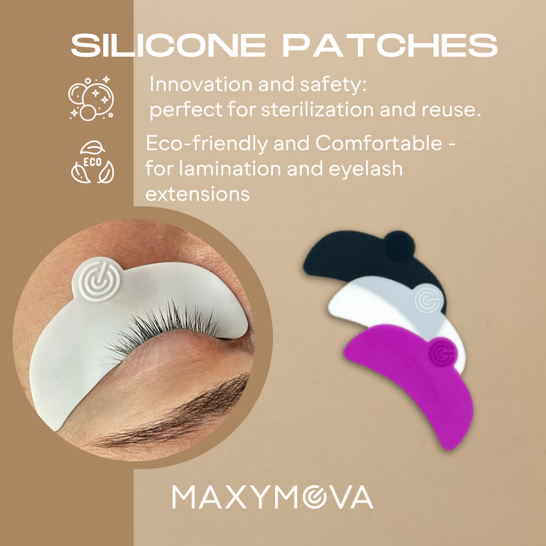 Reusable Silicone Under Eye Patches - PURPLE