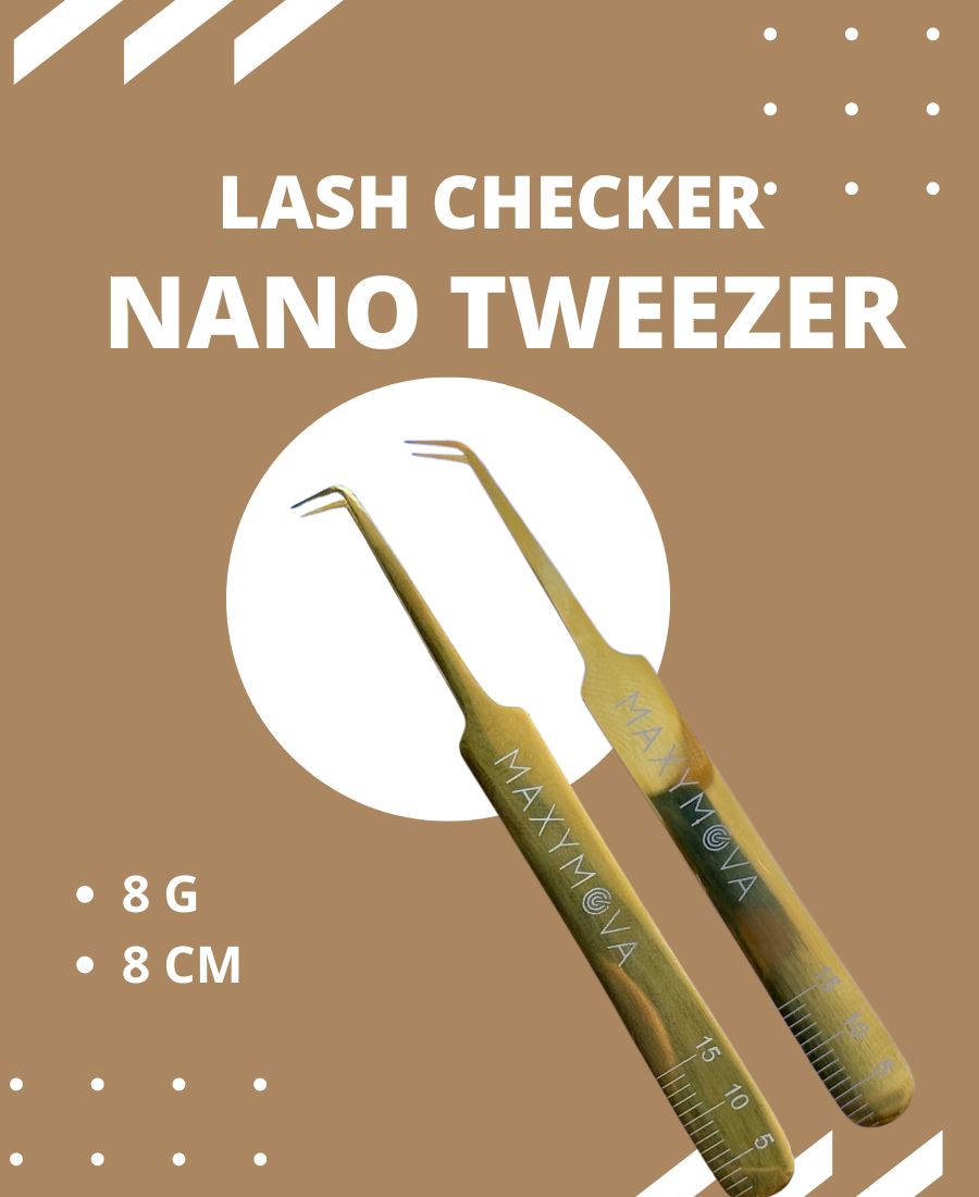 LASH CHECKER NANO TWEEZER MAXYMOVA – PRECISION TOOL FOR LASH ARTISTS
