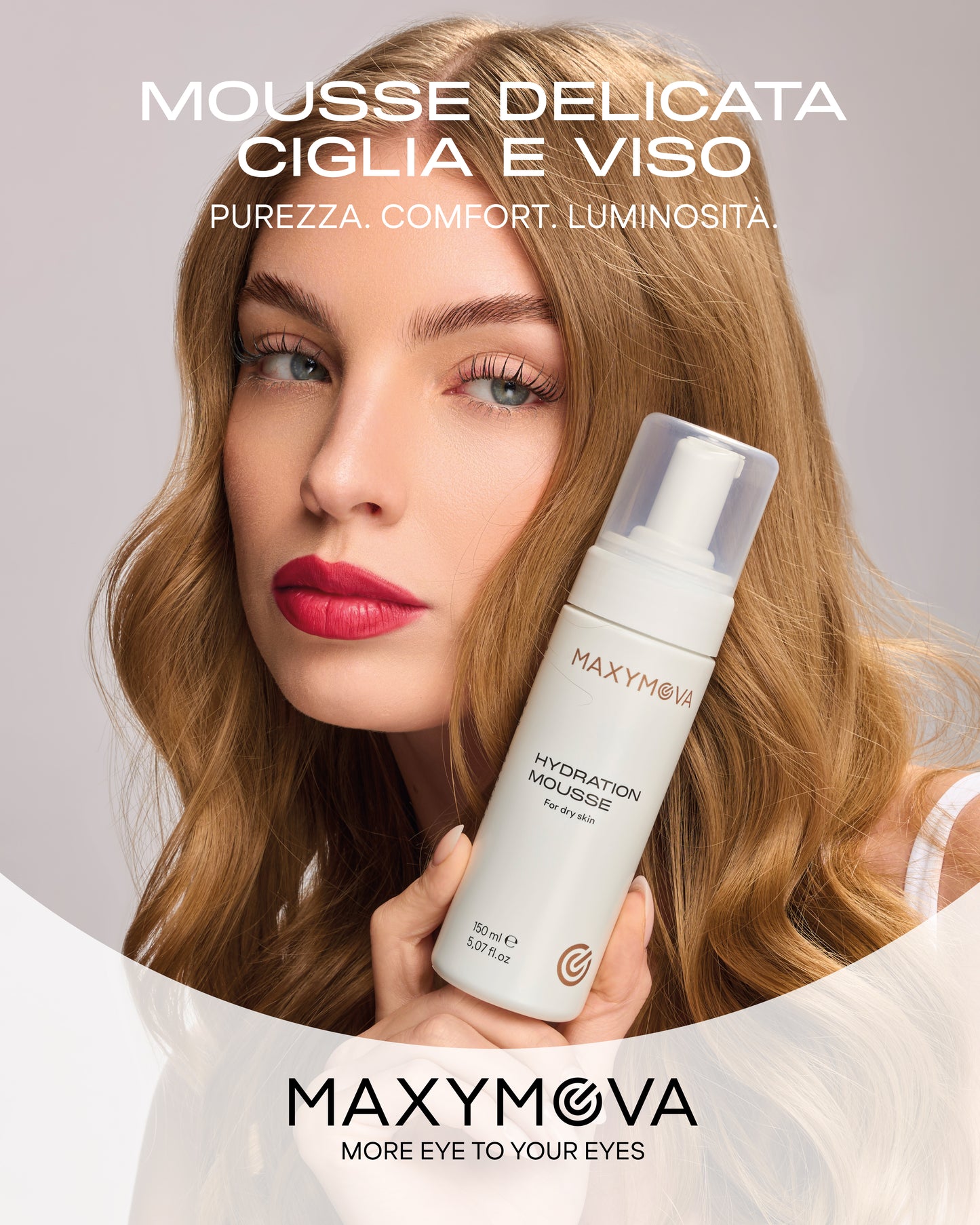 PRÉSENTOIR DE COMPTOIR MOUSSE NETTOYANTE MAXYMOVA – IDÉAL POUR LES SALONS DE BEAUTÉ