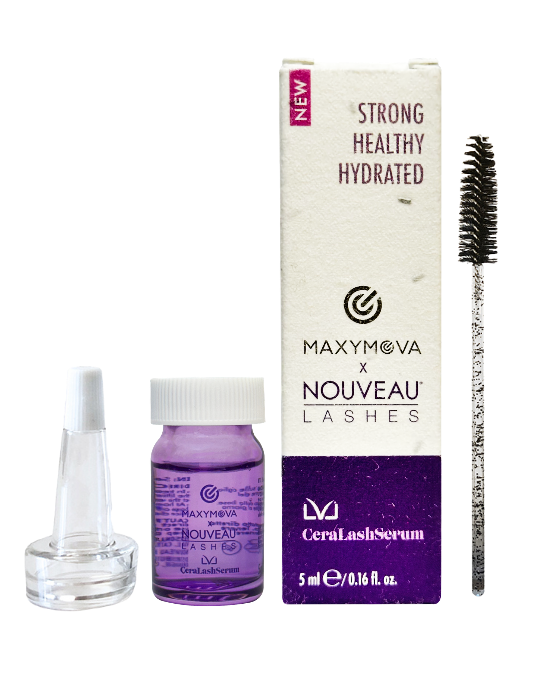 Cera Lash Serum 5ml - Siero per Ciglia e sopracciglia, Maxymova per Nouveau Lash