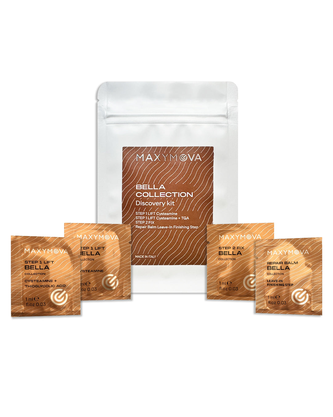 Discovery Kit Monodose Sachets – Bella Collection Korean Lash & Brow System –  4 x 1 ml