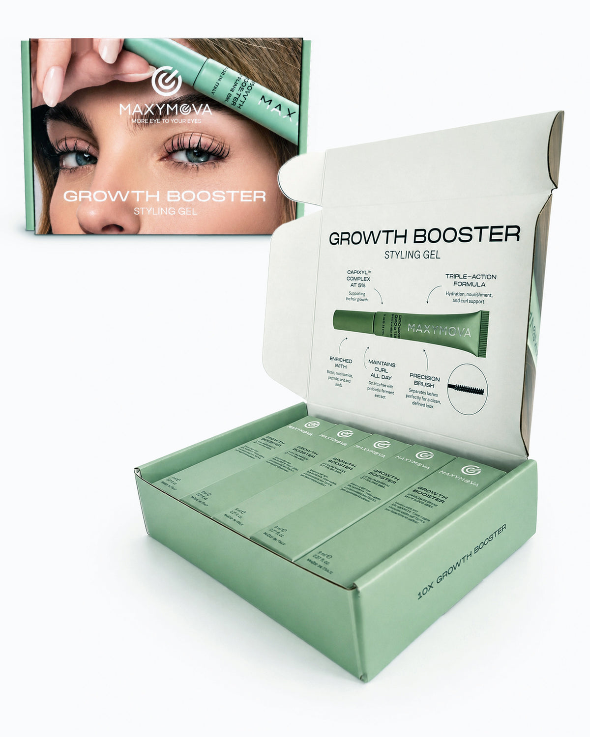 SET 10 GROWTH BOOSTER Advanced Lash&Brow Gel Serum with 5% Capixyl™