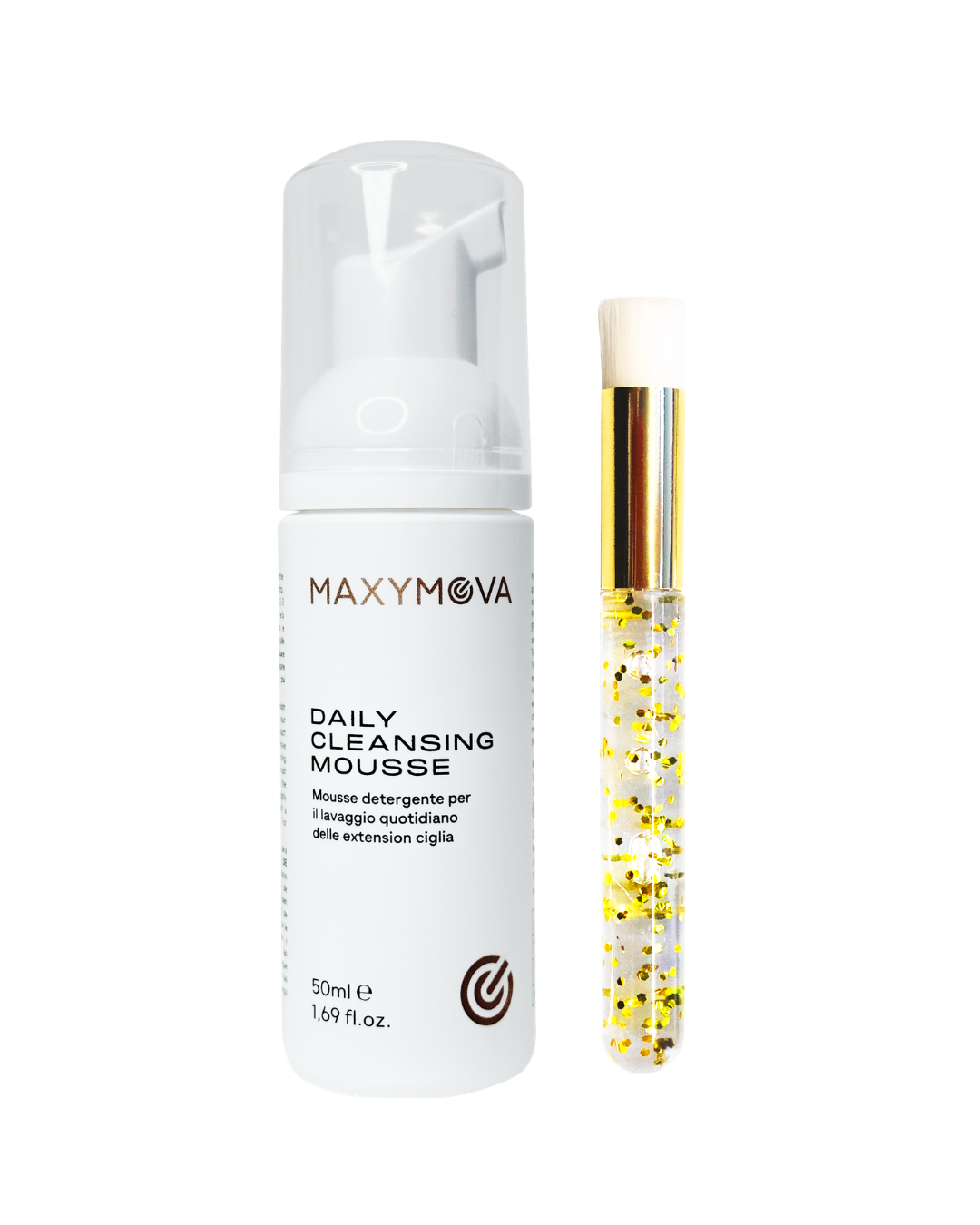 MOUSSE DETERGENTE 50 ML CIGLIA E VISO 50 ml + pennello per il lavaggio