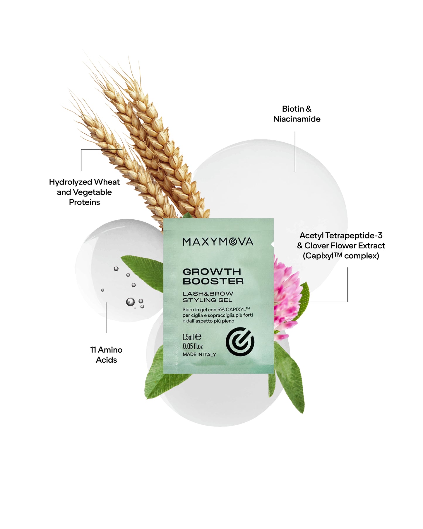 MONODOSE GROWTH BOOSTER ADVANCED LASH&BROW GEL SERUM 1,5ML