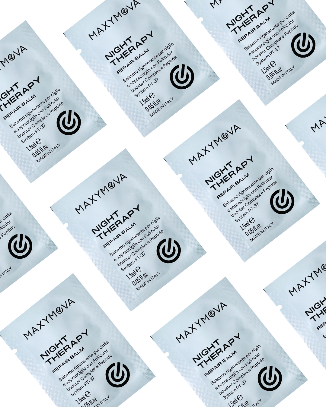 SET OF 10 MONODOSE  NIGHT THERAPY REPAIR BALM FOR LASHES & BROWS