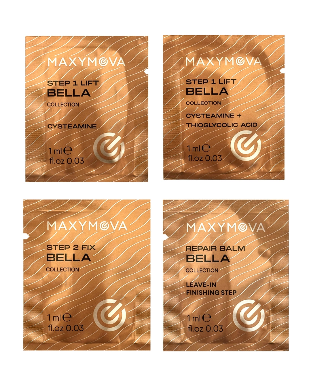 Discovery Kit Monodose Sachets – Bella Collection Korean Lash & Brow System –  4 x 1 ml