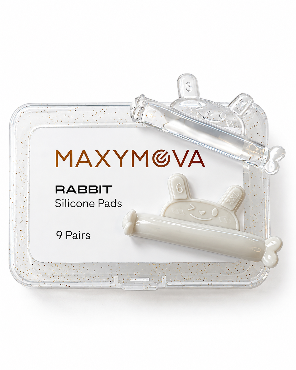 RABBIT Silicone Lash Lift Shields – 9 Pairs | Sizes 0–8 | Ideal for Korean Lash Lamination