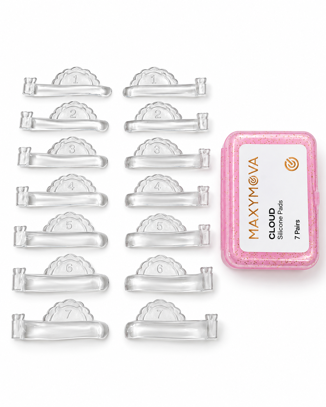 CLOUD Silicone Lash Lift Shields – 7 Pairs  Ideal for Korean Lash Lamination