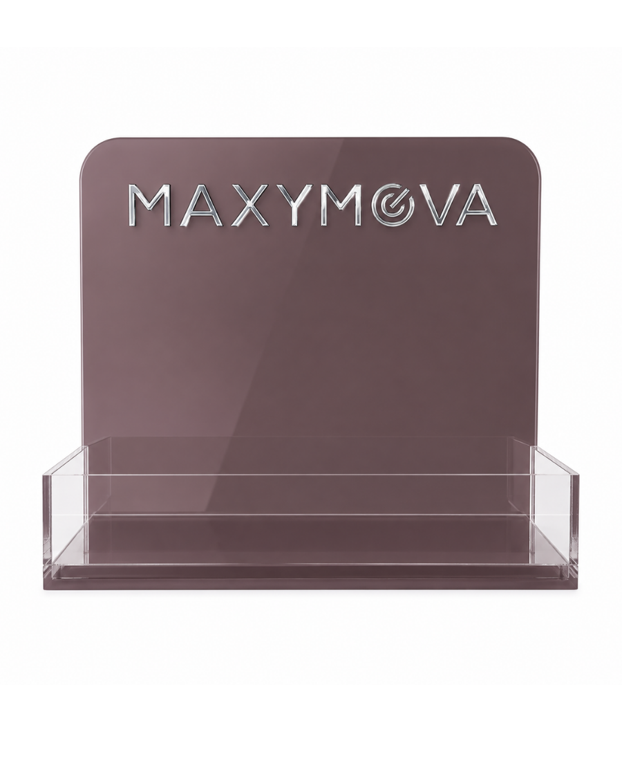 COUNTER DISPLAY PLEXIGLASS FOR MASCARA AND SERUMS MAXYMOVA (EMPTY)