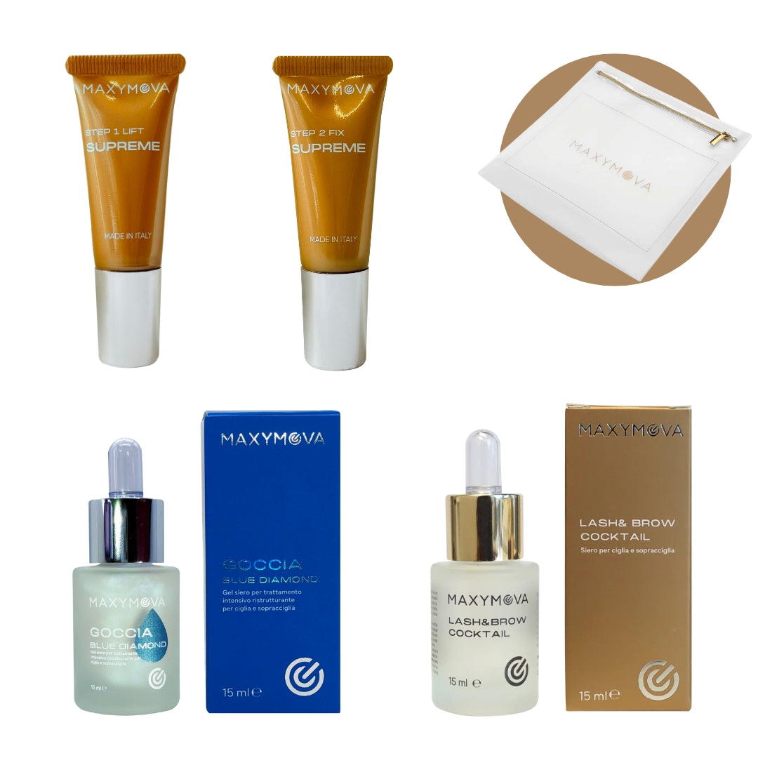 Lotion kit for Lash&Brow Lamination with Serum Goccia Blue Diamond