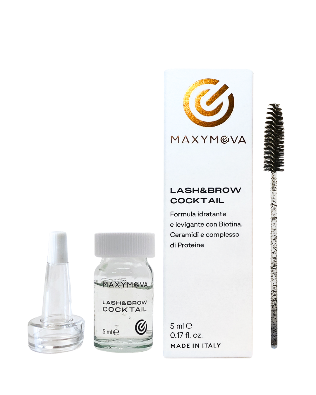LASH&BROW COCKTAIL – Fórmula apta para veganos Sérum para pestañas y cejas, 5 ml