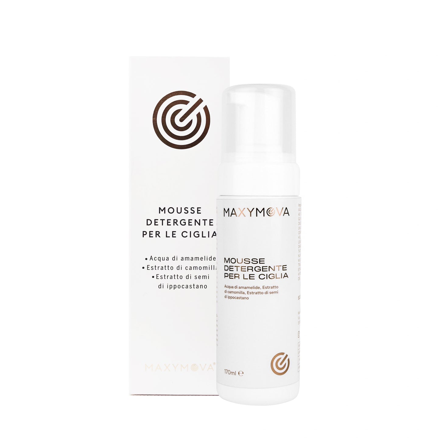 Mousse Detergente per Ciglia, Sopracciglia e Viso - Prima&Dopo Laminazione, Extension.