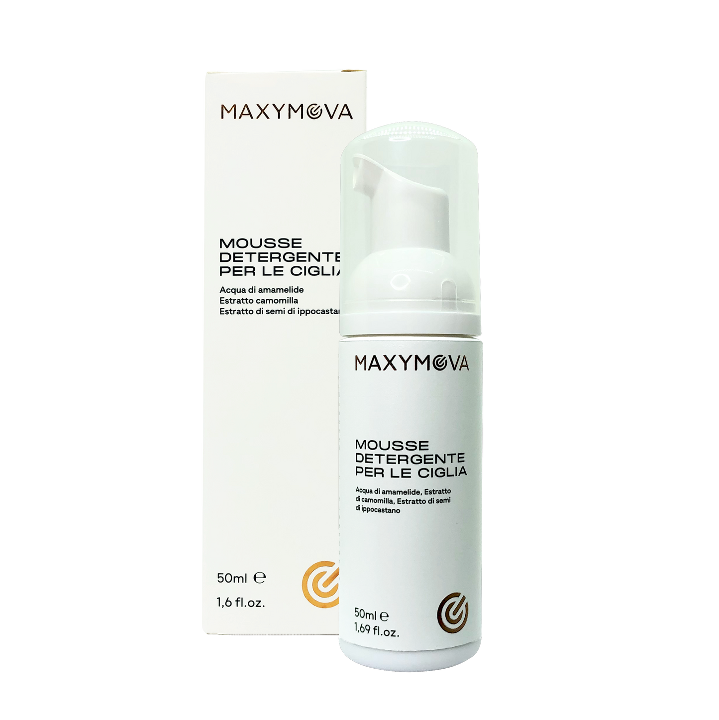 Mousse Detergente per Ciglia, Sopracciglia e Viso - Prima&Dopo Laminazione, Extension.