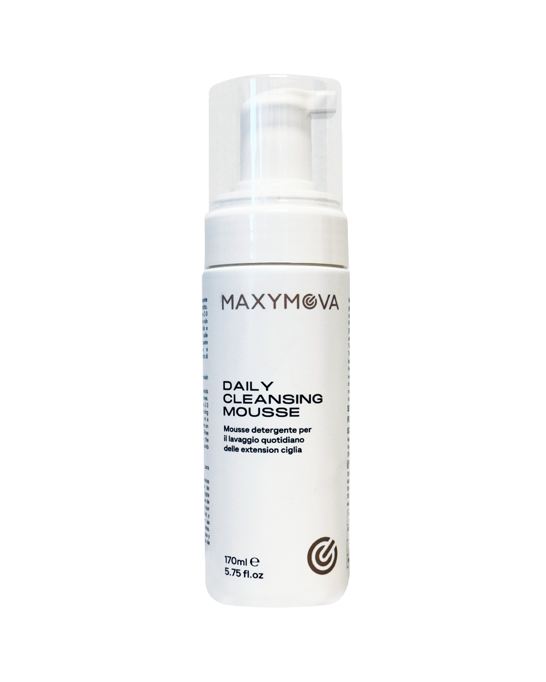 MAXYMOVA Lash&Brows Cleansing Mousse 170ml - Gentle Makeup Remover for Lashes and Brows