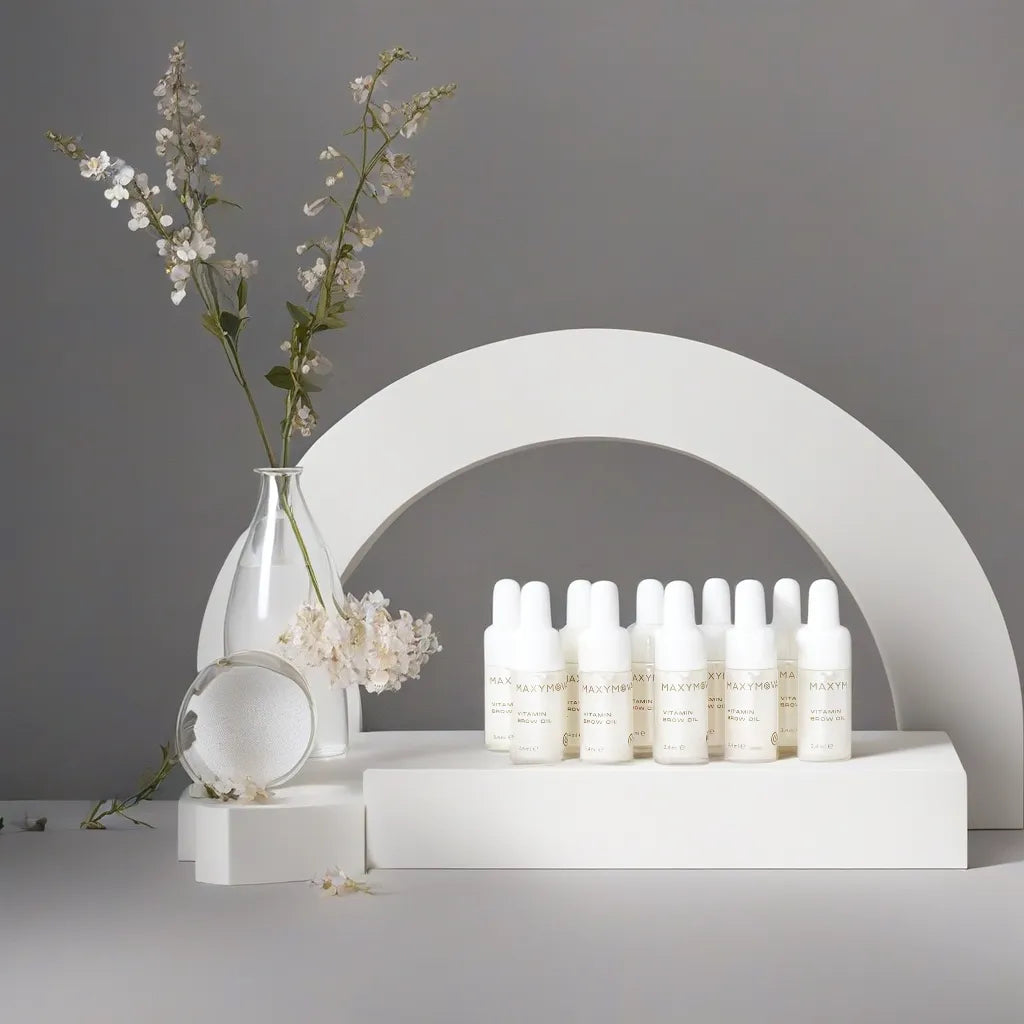 Set 10 pz  Vitamin Brow Oil 3,4 ml  dopo hennè o laminazione sopracciglia