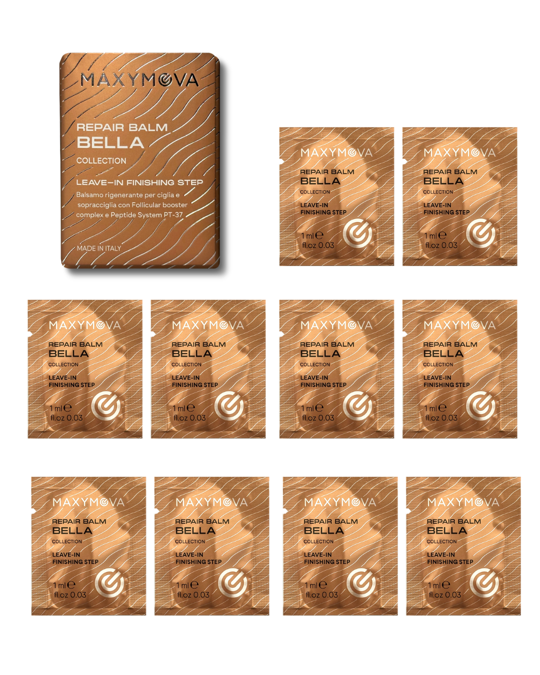 Bella Repair Balm Monodose Sachets – Bella Collection Korean Lash & Brow System –  10 x 1 ml