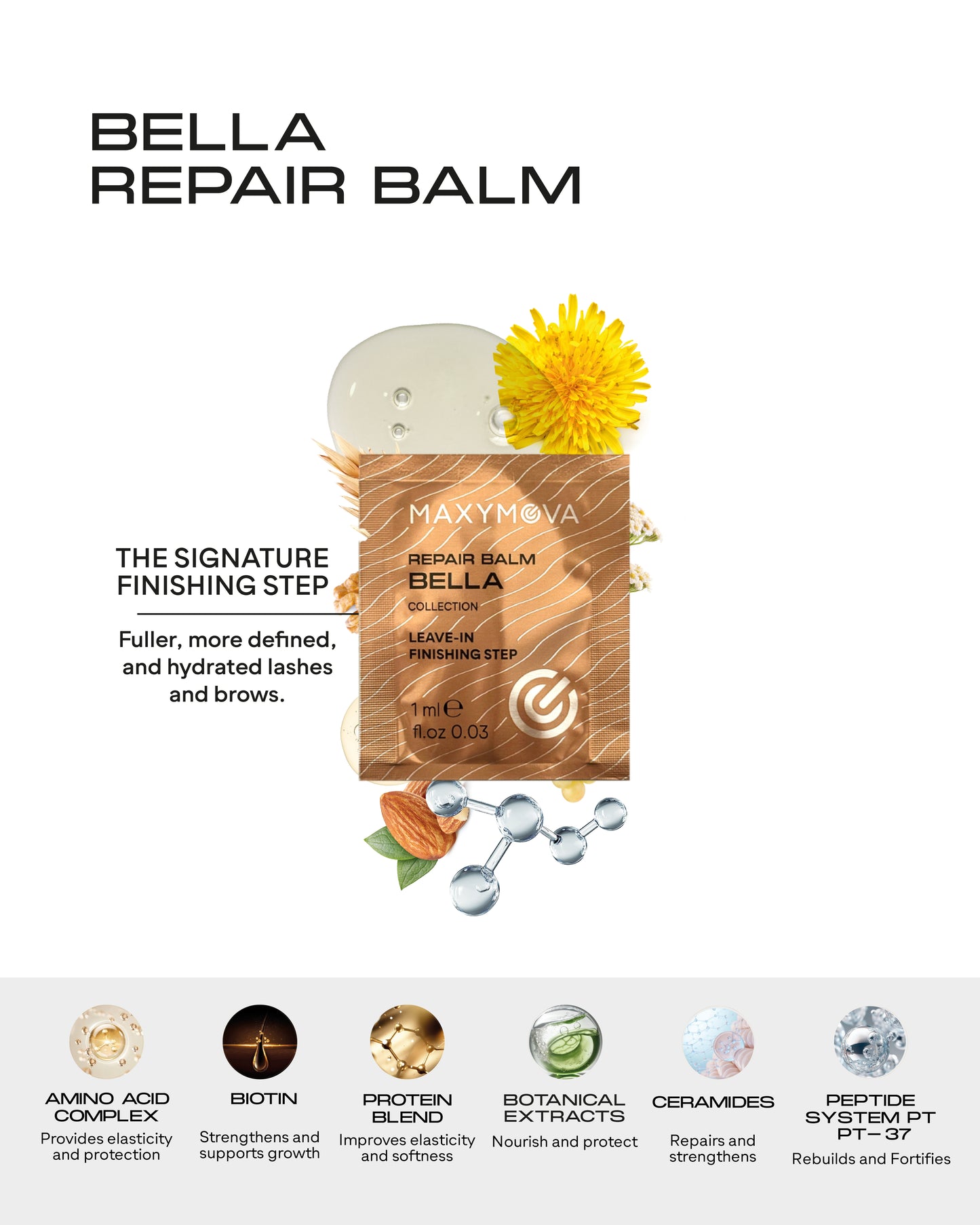 Discovery Kit Monodose Sachets – Bella Collection Korean Lash & Brow System –  4 x 1 ml