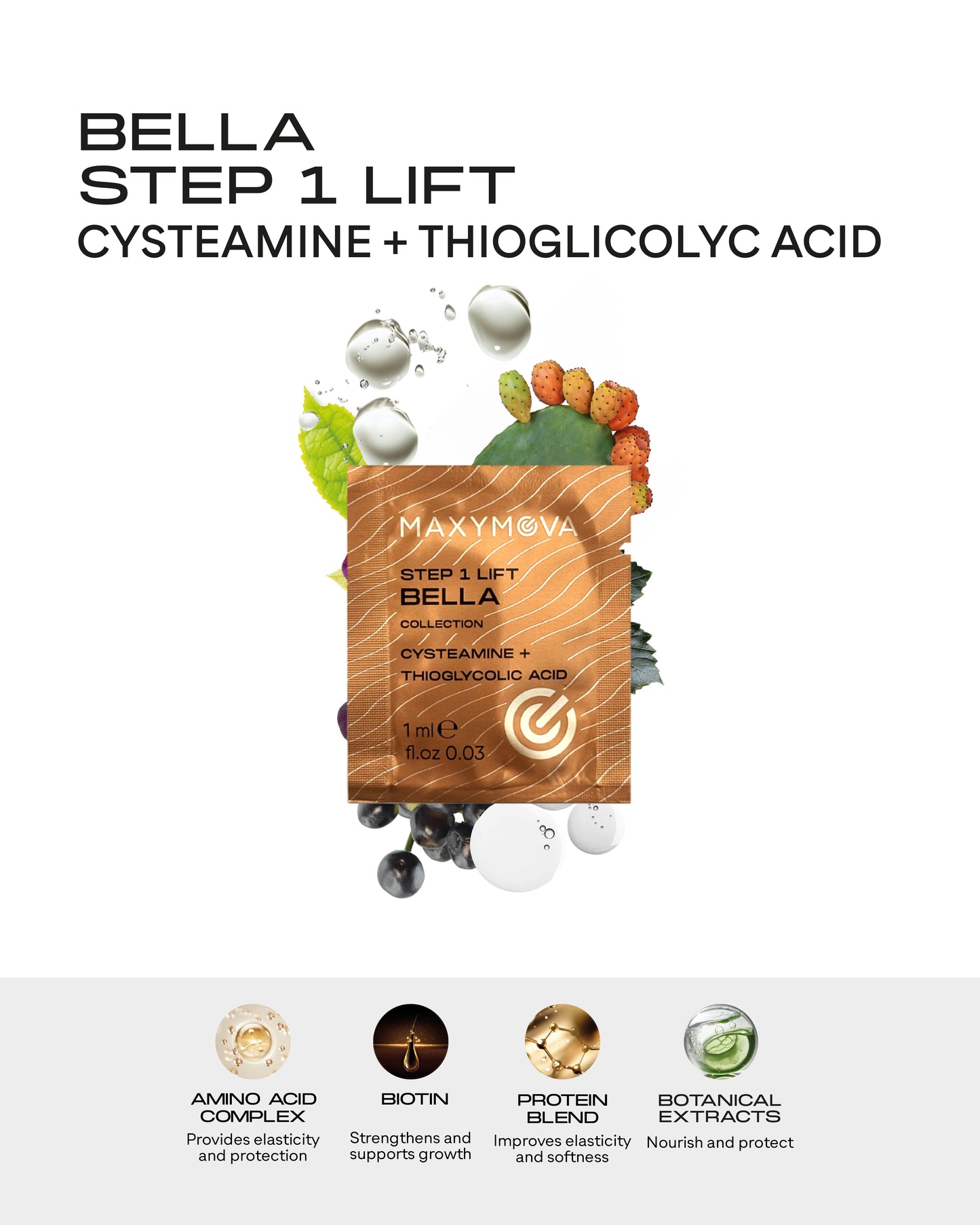 Discovery Kit Monodose Sachets – Bella Collection Korean Lash & Brow System –  4 x 1 ml